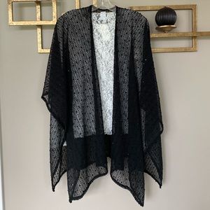 Glimmering Ruana Wrap / Scarf / Cover-Up /  Shrug